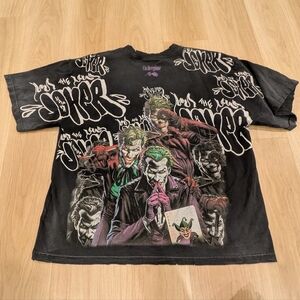 Civil Regime X Batman The Joker Streetwear Tee Size Large
